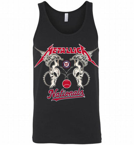 Metallica Washington Nationals Logo Tank - zezetee