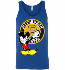 Disney Mickey Mouse Dabbing Pittsburgh Pirates Tank - zezetee