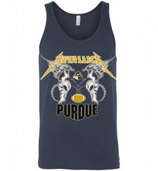 Metallica Purdue Boilermakers Logo Tank - zezetee