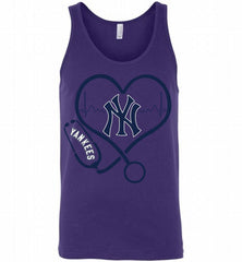 Nurse Heartbeat New York Yankees Tank - zezetee