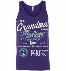 I'M A Grandma And A San Diego Padres Fans Gift Tank - zezetee