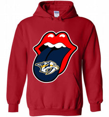 Nashville Predators  x The Rolling Stones Logo Hoodie - zezetee