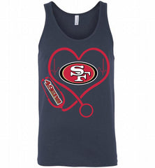 Nurse Heartbeat San Francisco 49ers Tank - zezetee