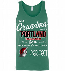 I'M A Grandma And A Portland Trail Blazers Fans Perfect Tank - zezetee