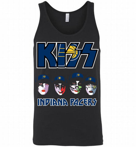 Kiss Indiana Pacers Logo Tank - zezetee