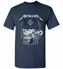 Metallica Skull Tampa Bay Rays Logo Shirt - zezetee
