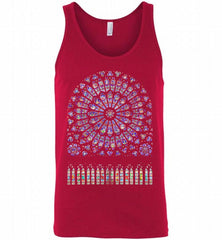 Notre Dame The Stained Glass Paris Memory Tank - zezetee