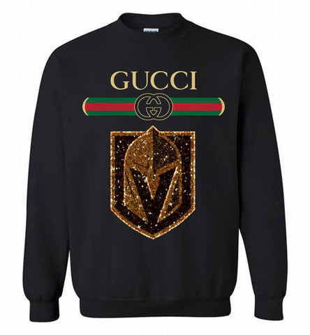 Gucci Vegas Golden Knights Logo Crewneck Sweatshirt - zezetee