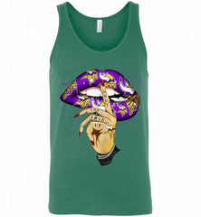 NFL Vikings Lip Shut The Fuck Up Tank - zezetee
