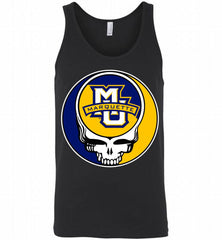 Marquette Golden Eagles Grateful Dead Logo Band Tank - zezetee