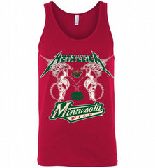 Metallica Minnesota Wild Logo Tank - zezetee