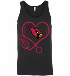 Nurse Heartbeat Arizona Cardinals Tank