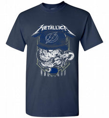Metallica Skull Snake Tampa Bay Lightning Shirt - zezetee