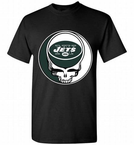 New York Jets Grateful Dead Logo Band Shirt - zezetee
