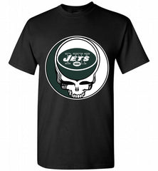 New York Jets Grateful Dead Logo Band Shirt - zezetee
