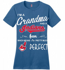 I'M A Grandma And A Cleveland Indians Fans Gift Ladies Perfect - zezetee