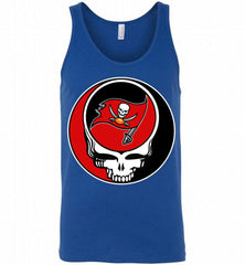 Tampa Bay Buccaneers Grateful Dead Logo Band Tank - zezetee