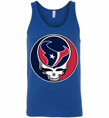 Houston Texans Grateful Dead Logo Band Tank - zezetee