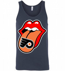 Philadelphia Flyers  x The Rolling Stones Logo Tank - zezetee