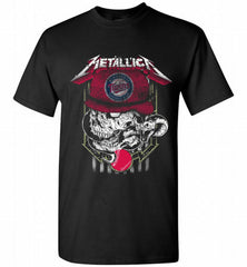 Metallica Skull Minnesota Twins Logo Shirt - zezetee