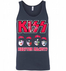 Kiss Houston Rockets Logo Tank - zezetee