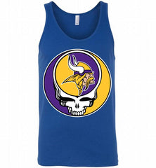 Minnesota Vikings Grateful Dead Logo Band Tank - zezetee