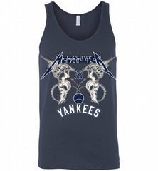 Metallica New York Yankees Logo Tank - zezetee