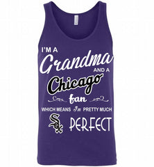 I'M A Grandma And A Chicago White Sox Fans Gift Tank - zezetee