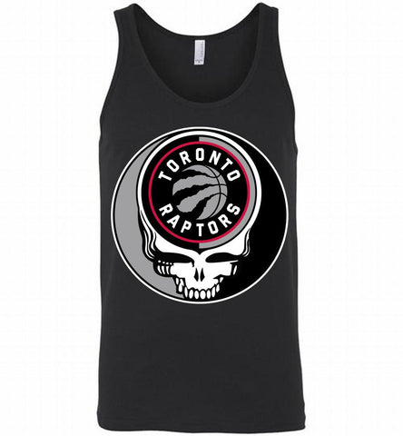 Toronto Raptors Grateful Dead Logo Band Tank - zezetee