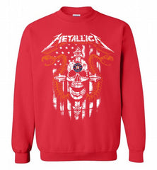 Metallica Houston Astros Logo Crewneck Sweatshirt - zezetee