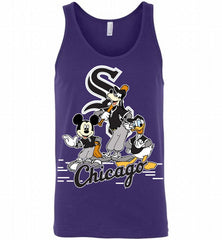 Mickey Goofy Donald Chicago White Sox Teams Tank - zezetee