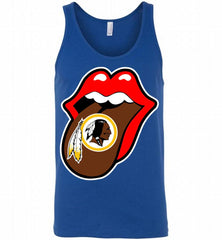 Washington Redskins  x The Rolling Stones Logo Tank - zezetee