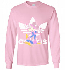 ADIDAS SKI MINNIE MOUSE DISNEY SPORTS Gildan Long Shirt - zezetee