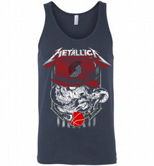 Metallica Skull Snake Portland Trail Blazers Tank - zezetee