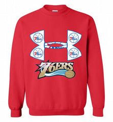Under Armour Philadelphia 76ers Crewneck Sweatshirt - zezetee