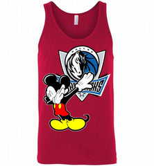 Disney Mickey Mouse Dabbing Dallas Mavericks Tank - zezetee