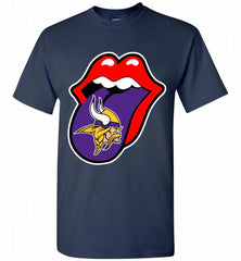 Minnesota Vikings  x The Rolling Stones Logo Shirt - zezetee