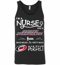 I'M A Nurse And A Carolina Hurricanes Fans Gift Tank
