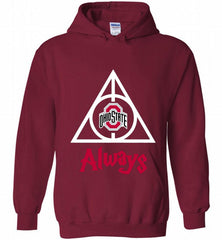 OHIO STATE BUCKEYES DEATHLY HALLOWS ALWAYS GIFT Hoodie - zezetee
