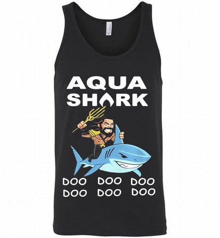 AQUAMAN SHARK DOO DOO DOO DOO DOO DOO DOO Tank - zezetee