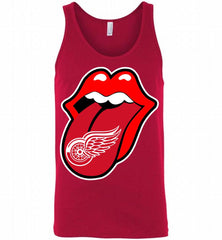 Detroit Red Wings  x The Rolling Stones Logo Tank - zezetee