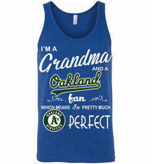 I'M A Grandma And A Oakland Athletics Fans Gift Tank - zezetee