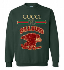 Gucci St Louis Eagles Logo Crewneck Sweatshirt - zezetee