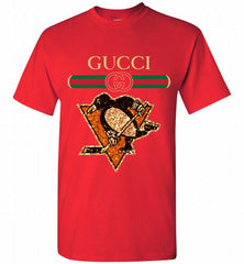 Gucci Pittsburgh Penguins Logo Shirt - zezetee