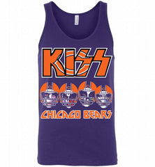 Kiss Chicago Bears Logo Tank - zezetee