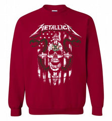 Metallica Milwaukee Bucks Logo Crewneck Sweatshirt - zezetee