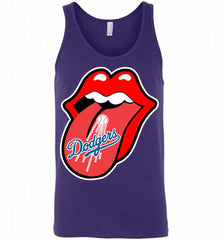 Los Angeles Dodgers  x The Rolling Stones Logo Tank - zezetee