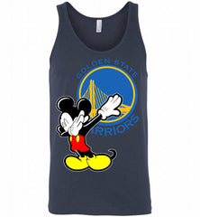 Disney Mickey Mouse Dabbing Golden State Warriors Tank - zezetee