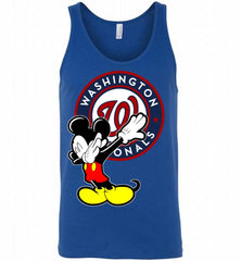 Disney Mickey Mouse Dabbing Washington Nationals Tank - zezetee