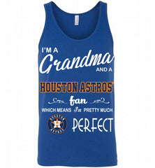 I'M A Grandma And A Houston Astros Fans Gift Tank - zezetee